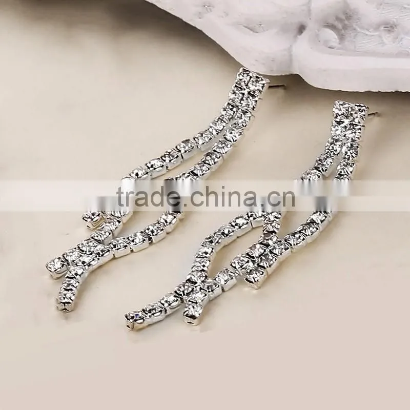 Romantic Women Silver plated Tiara and Necklaces Earrings made in china
