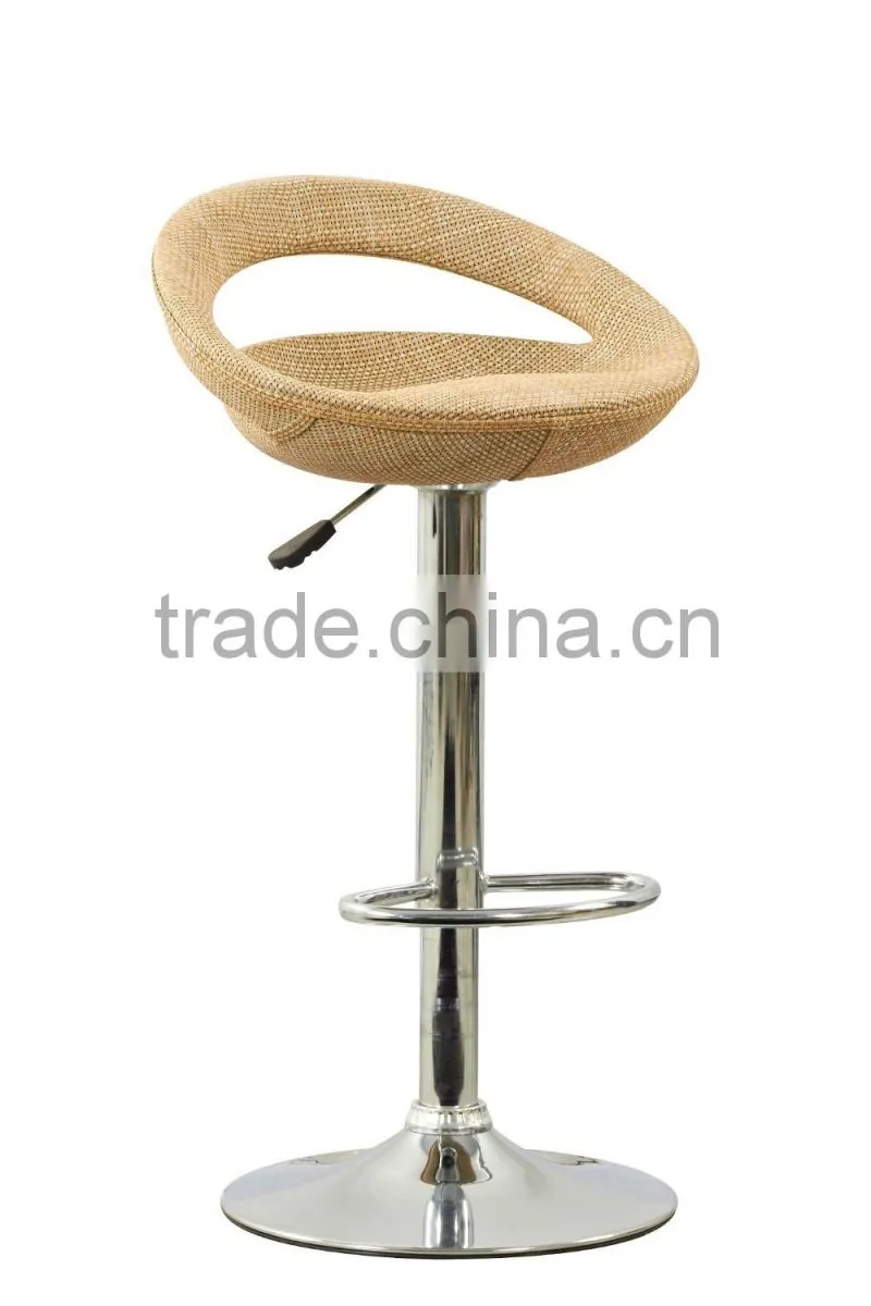 Good quality vine material swivel design bar stool