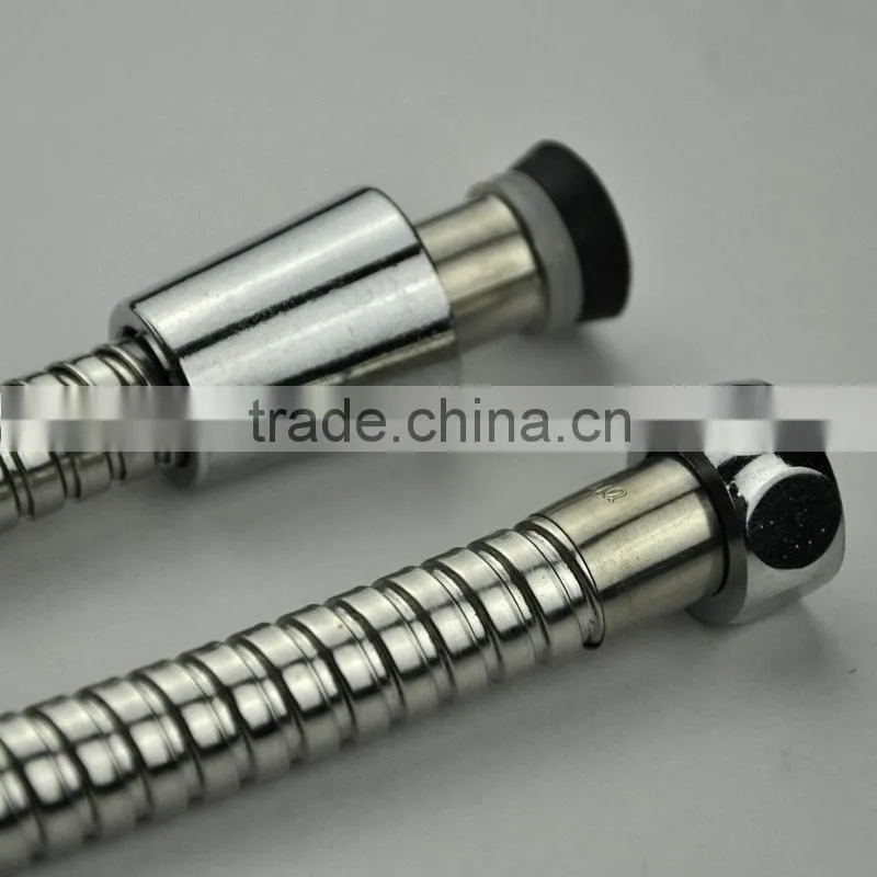 High quality stainless steel double locks korea style shower hose