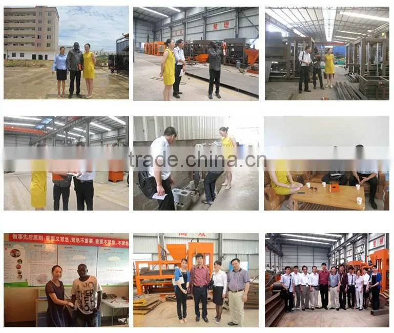 QTJ4-18 hot products automatic concrete brick block making machine in kenya