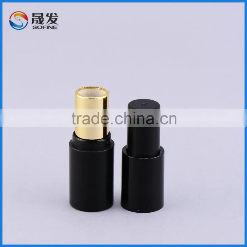 Balck lipstick tube empty lipstick container concise lipstick packaging