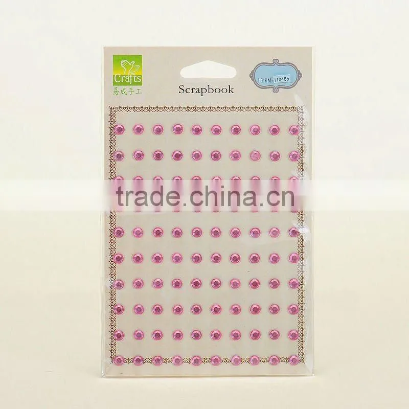 Custom Jewelry seal Rhinestone Acrylic sticker