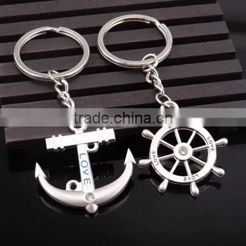 Promotional Korea Boat Anchor Metal Keyrings