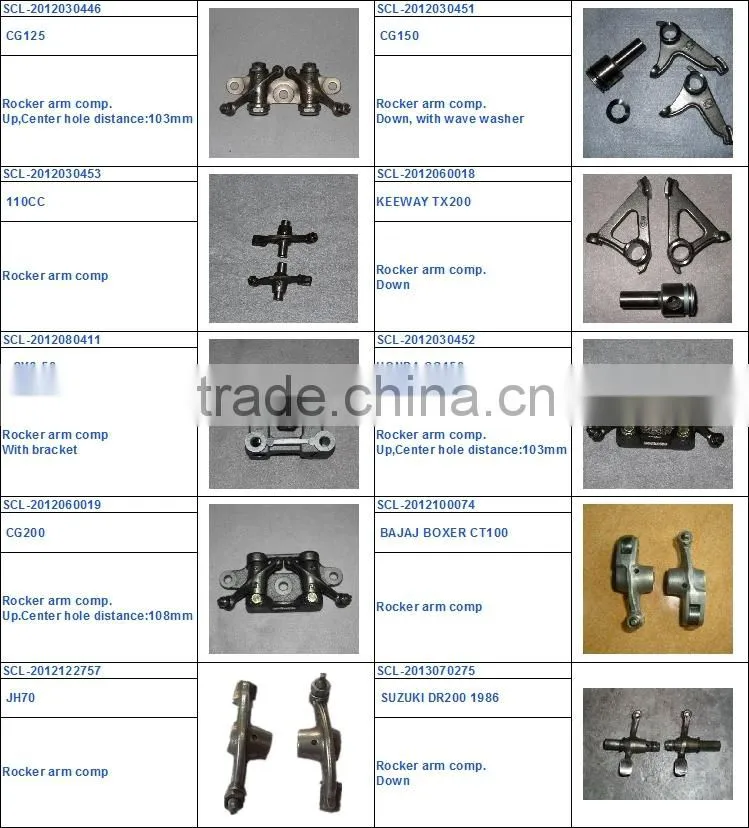 SCL-2012030448 GY6 125/150 BERA150 Motorcycle Parts Rocker Arm Comp.