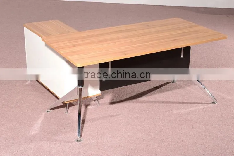 HC-M003 walnut color L shape office executive desk boss desk hot sell