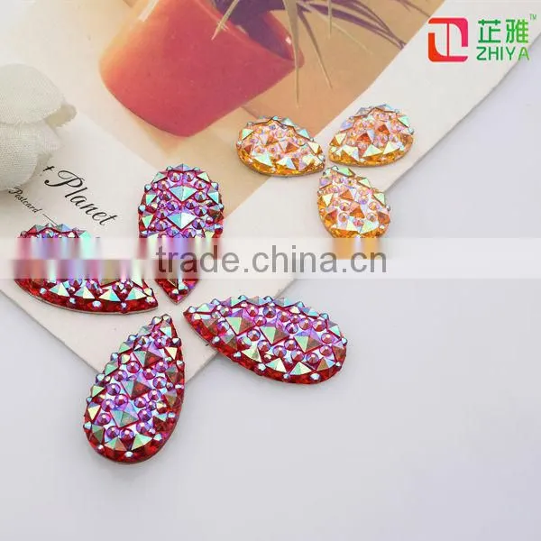 moissanite wholesale alibaba 2015 new drop silver button with whole resin stone