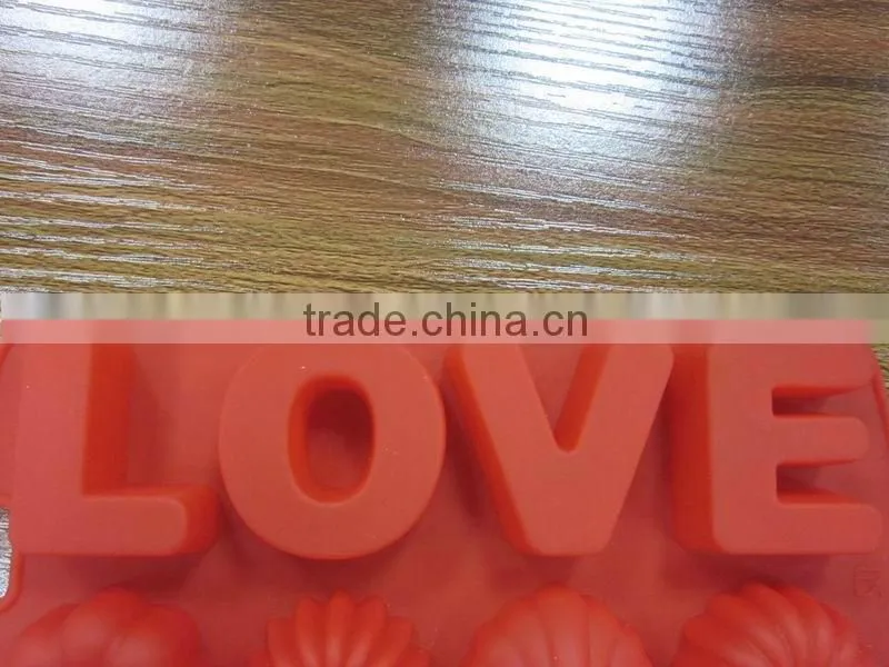 Valentine promotion mini silicone chocolate mold