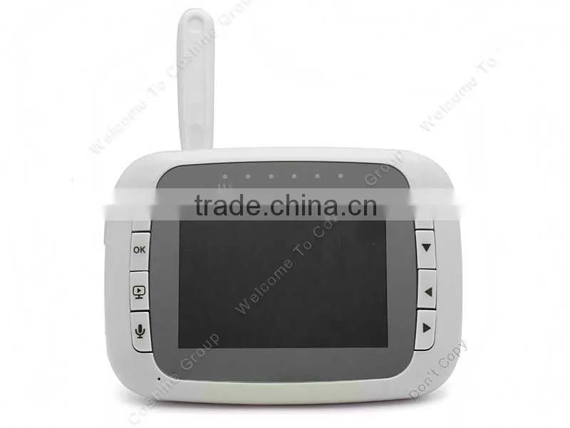 3.5" Color LCD 2.4Ghz Wireless Video Camera Night Vision 2X zoom Baby Monitor
