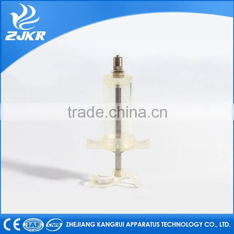 High quality animal cure Plastic Steel Syringe Without Graduation E-Type