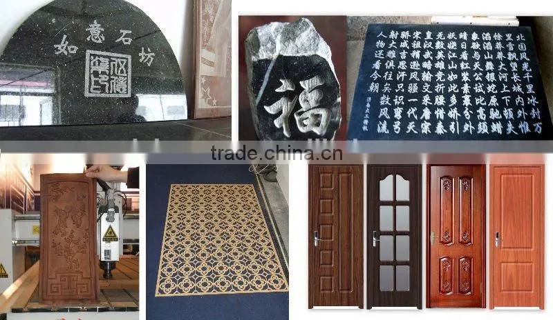 Multi head CNC router for cylinder Wood carving ,milling from china factory direct