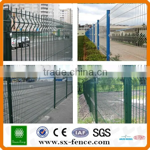 ISO9001 50*200mm powder coated welded fence panels