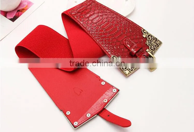 wholesale leather belt Best fashion metal belt PU leather belt