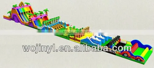 Adrenaline rush extreme inflatable obstacle course
