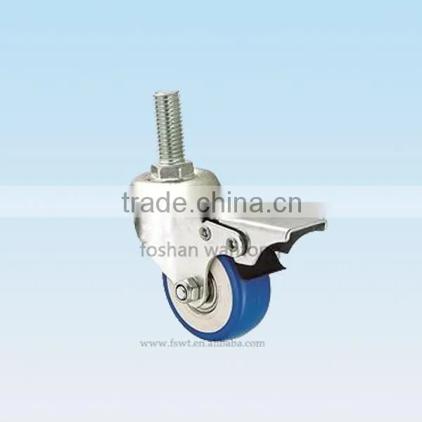 Blue PVC Cheap Caster 50mm Adjustable Hardware Casters Wheel