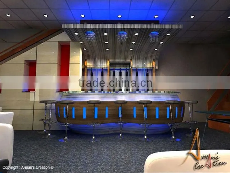 modern used hotel reception counter design for sale
