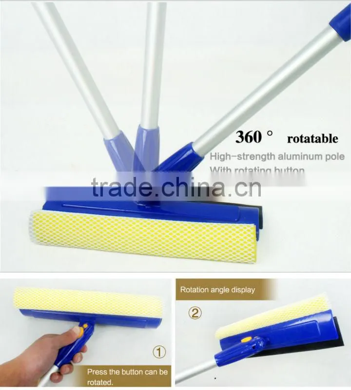 12 inch window cleaning wiper of high quality with rubber head