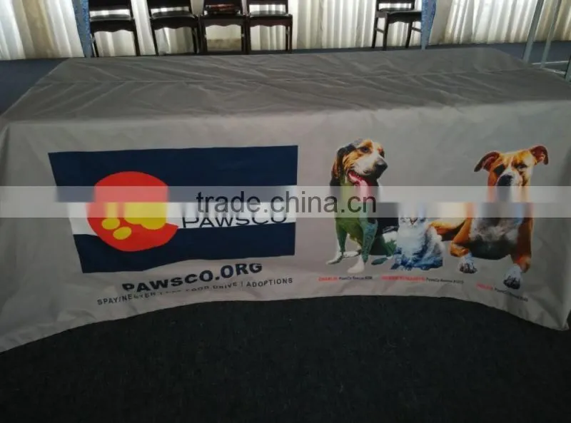 polyester tablecloth painting designs for outdoor display