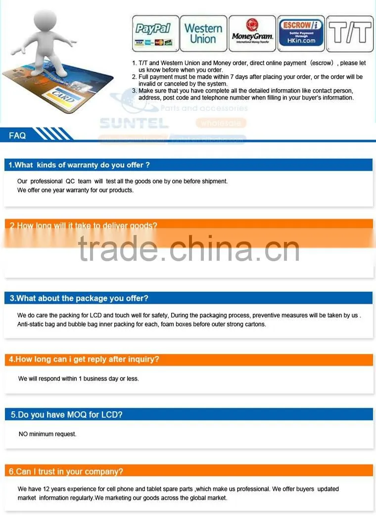 touch sreen for Coolpad 8860u touch replacement panel ,Repuesto Pantalla Tactil Vodafone Smart 4G