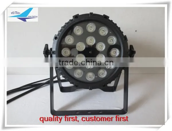 (6pcs)free shipping led dj disco outdoor par led 18x10w rgbw led par light