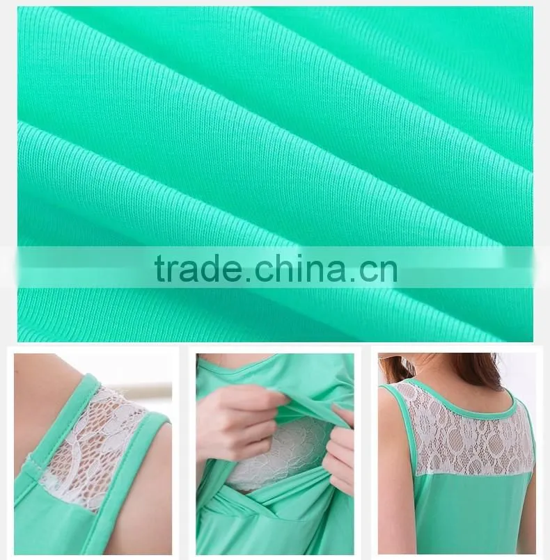 Breathable Breastfeeding Tank Tops for maternity nursing