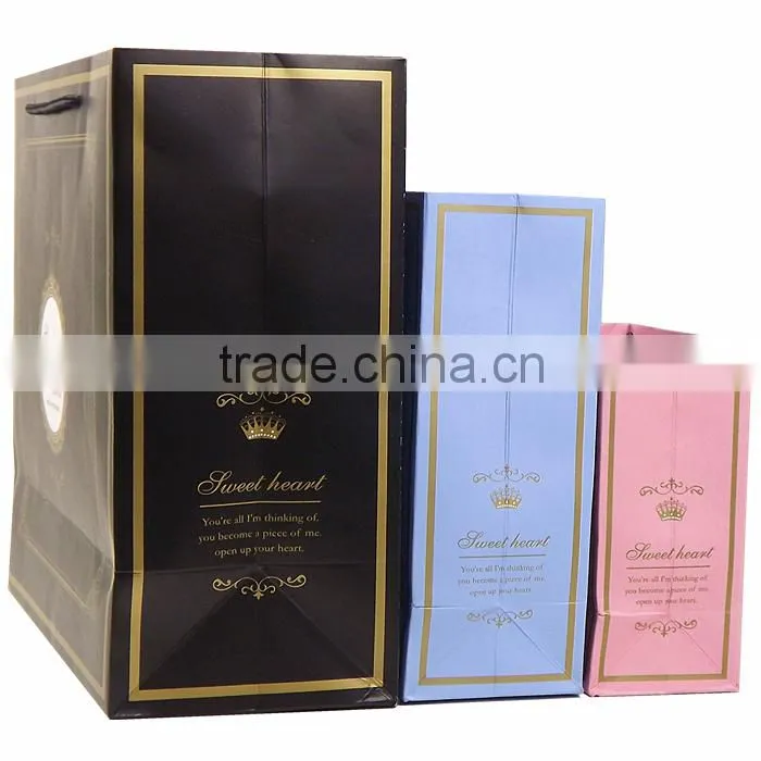 New design High quality Printed Fashion Custom luxury paper shopping bag,decorative gift paper bag ,custom shopping bag