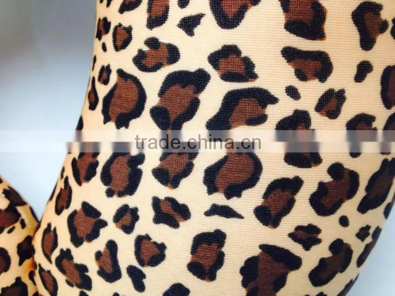 Leopard Print Foam Particle Filling Travel Neck Pillow