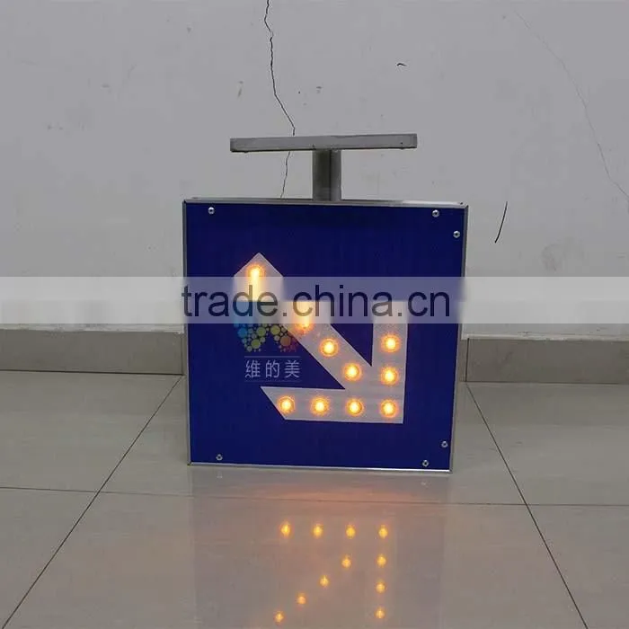 Customized size flashing light high way guidance led traffic sign