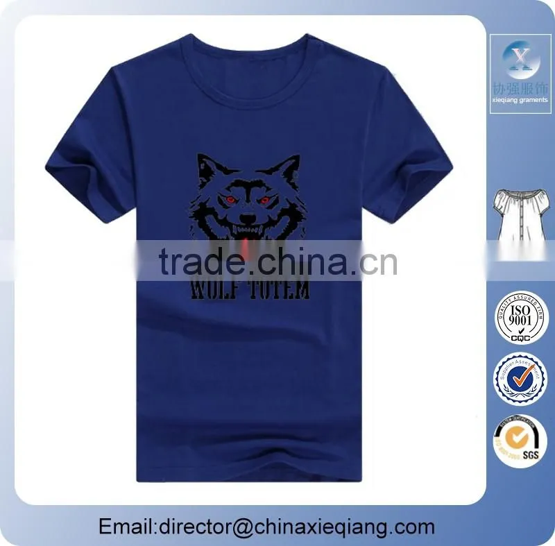 wholesale custom all over print t-shirt/rounded hem t shirt