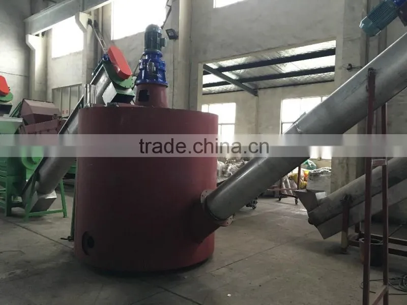 plastic PET bottle washing drying machine