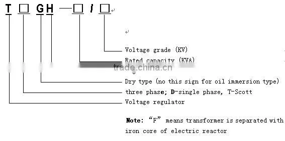special transformer 350kva Magnetic Control Voltage Regulator oil cooled transformer