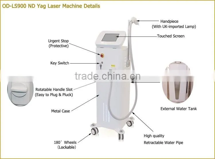 Best laser tattoo treatment machine nd yag tattoo removal laser machine