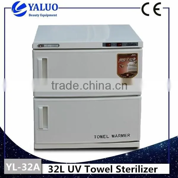 Double Layer 32L UV towel warmer sterilizer for salon use