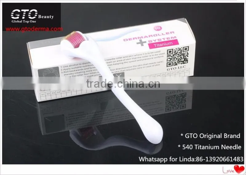 GTO 540 derma roller titanium micro needle roller derma roller 540 beauty roller