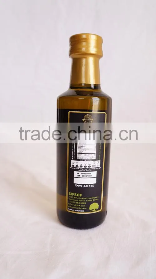 Flavored Olive Oil with Orange. Premium Quality Olive Oil. 100% Olive Oil with Orange in Glass Bottle 250 ml.