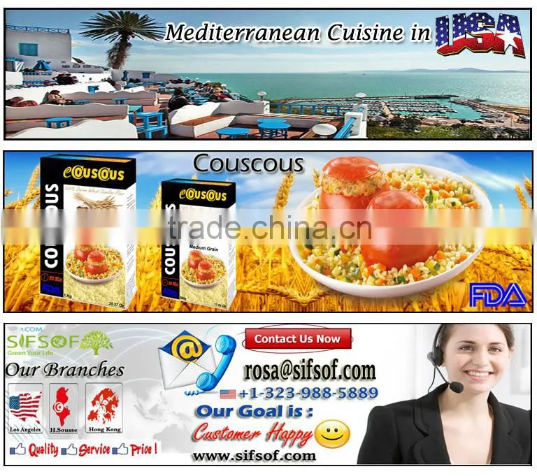 WholeSale Couscous Thick Grain. FDA Certification Couscous. Premium Couscous Thick Grain Bag 25 Kg. Thick Grain Bulk Couscous.