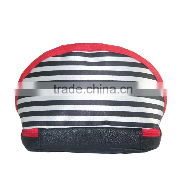 Fashion foam satin Cosmetic Organizer Bag Waterproof convenient for lady