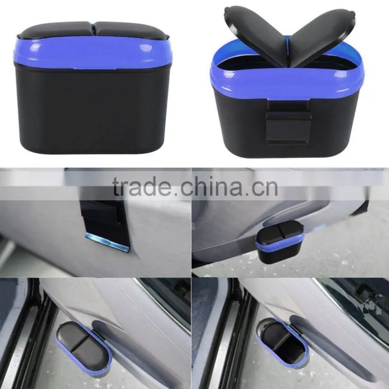 Mini Home Car Auto Trash Can Garbage Dust Holder Box car organizer Used In Car Home Office
