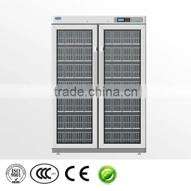Stocking blood bank refrigerator blood storage refrigerator pharmacy refrigerator