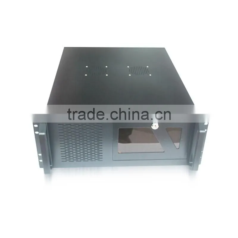 4U Rack mount 6 Bays Driver 0.8mm Thickness 19 inch Server Cases 550mm Length