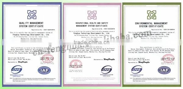 Self-adhesive label