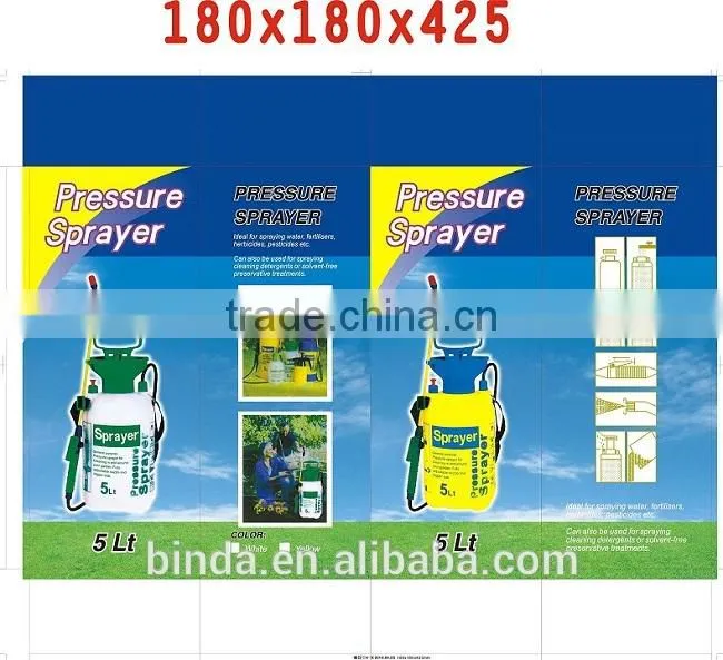 5L 1.3gal liquid fertilizer sprayer pressure sprayer
