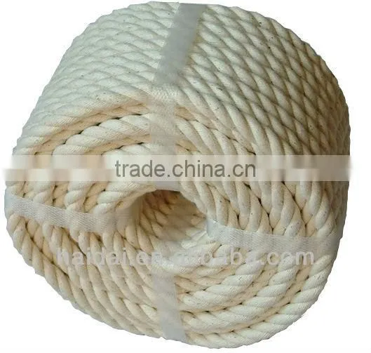 2/3/4/5/6/7/8/9/10/12/14/16/18/20mm 3 strand cotton rope