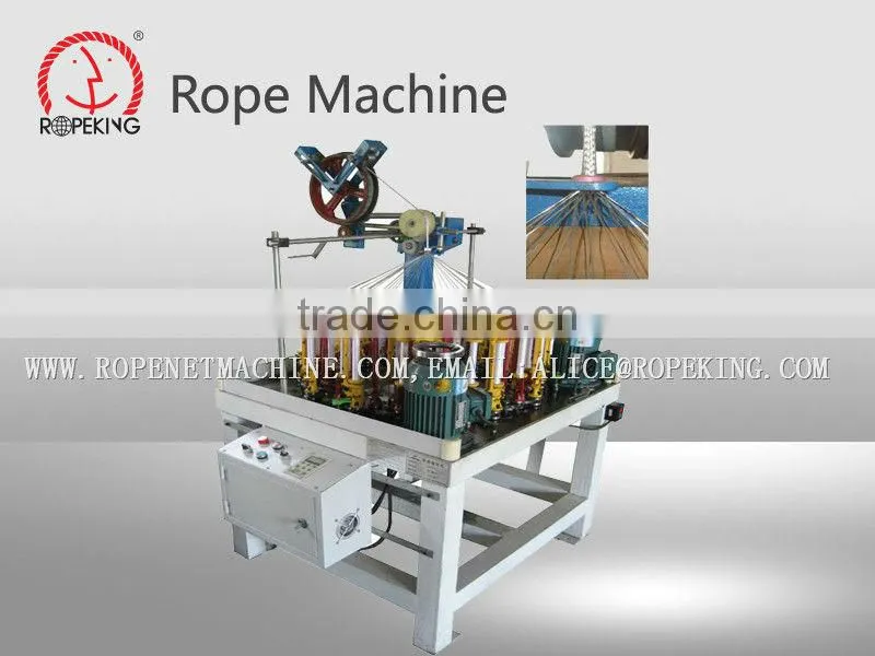 high speed rope making machine M:0086 15163879588 email:alice@ropeknet.com