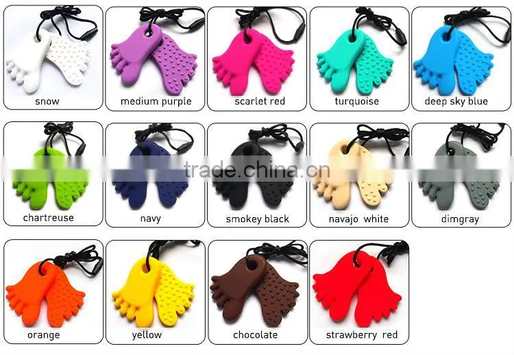 Silicone Chewable silicone steether pendant