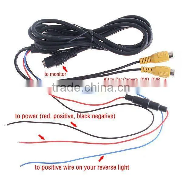 7" Color TFT LCD Car Rearview Monitor for DVD Camera VCR