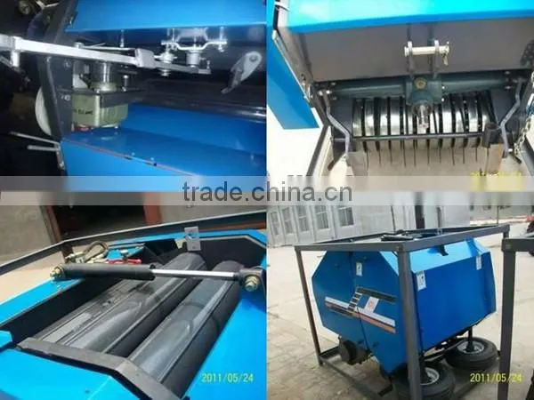 PTO driven 120bales per hour wheat straw baling machine