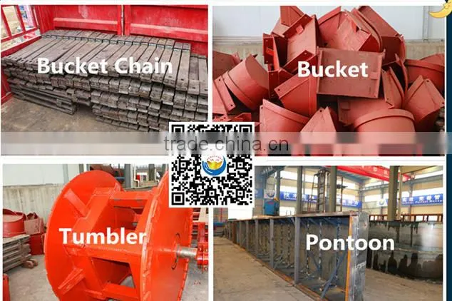 China Price Hot Selling Gold Dredger/Gold Mining Machine/Bucket Chain Gold Dredge
