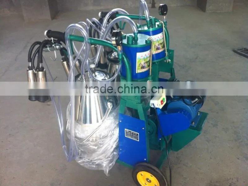 piston double bucket milk machine