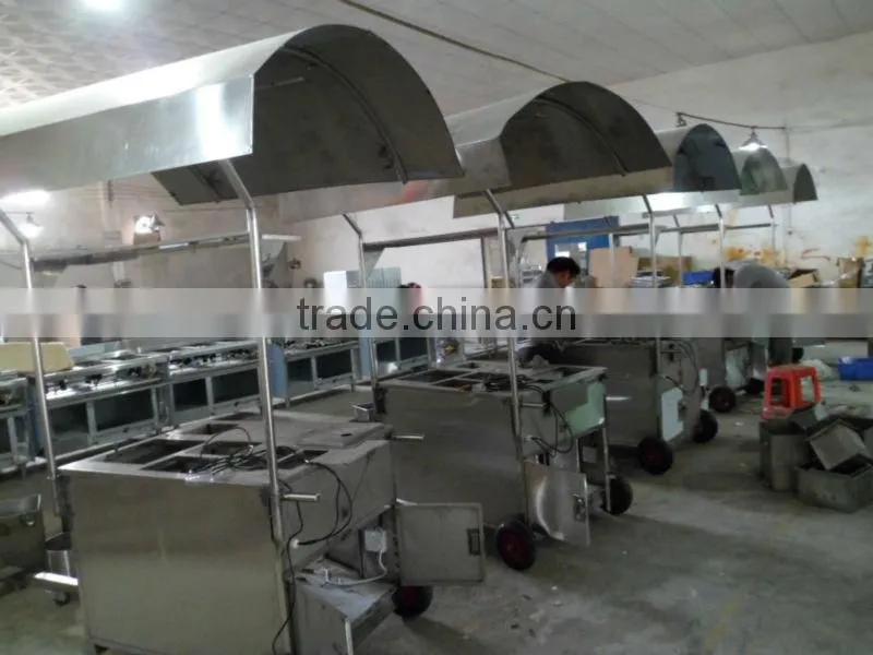 Jieguan customized Deft Street Mobile Hot Dog Cart push cart SK-500(0086-13580546328)