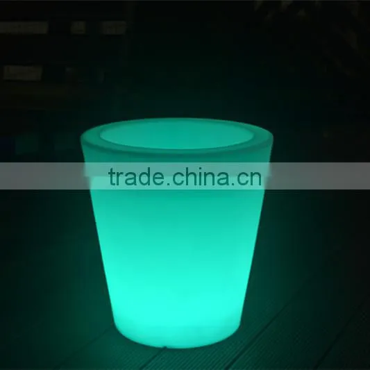 led bonsai pot /outdoor led luminous planter/christmas garden decor